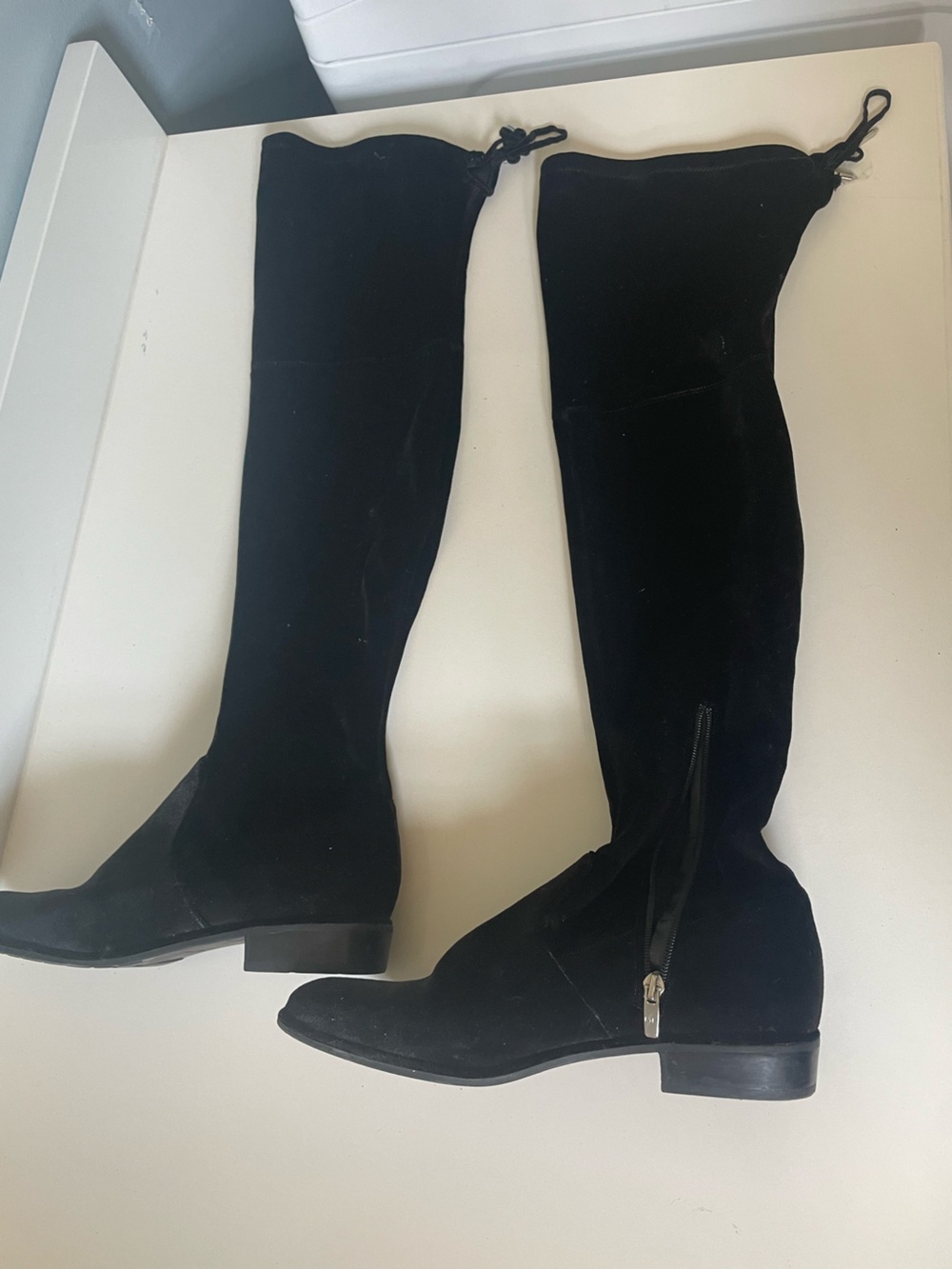 Marc Fisher Velour Over the Knee Boots